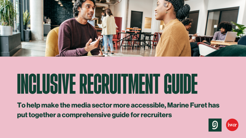 The cover of Recruiting for inclusion: A guide for media organisations