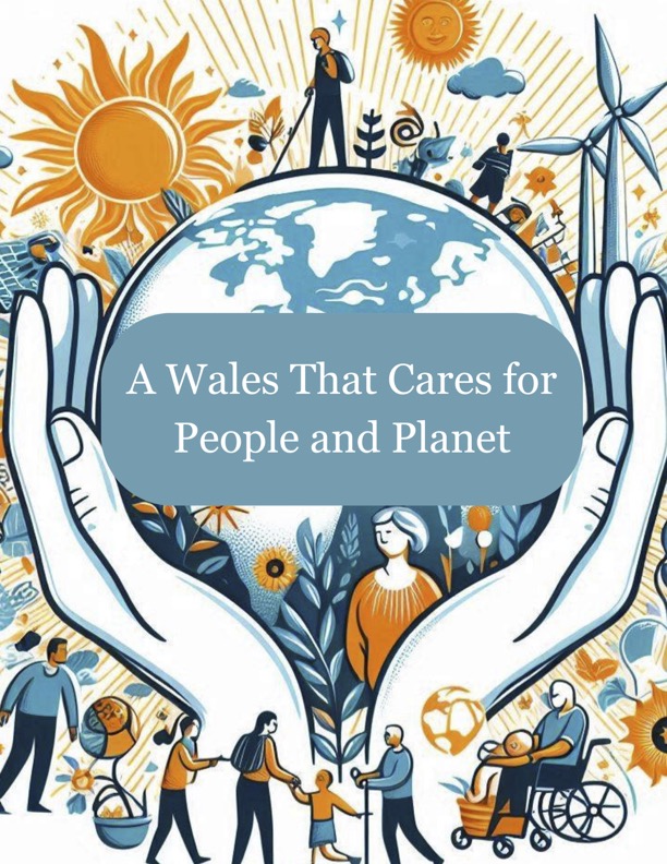 The cover of A Wales that Cares for People and Planet
